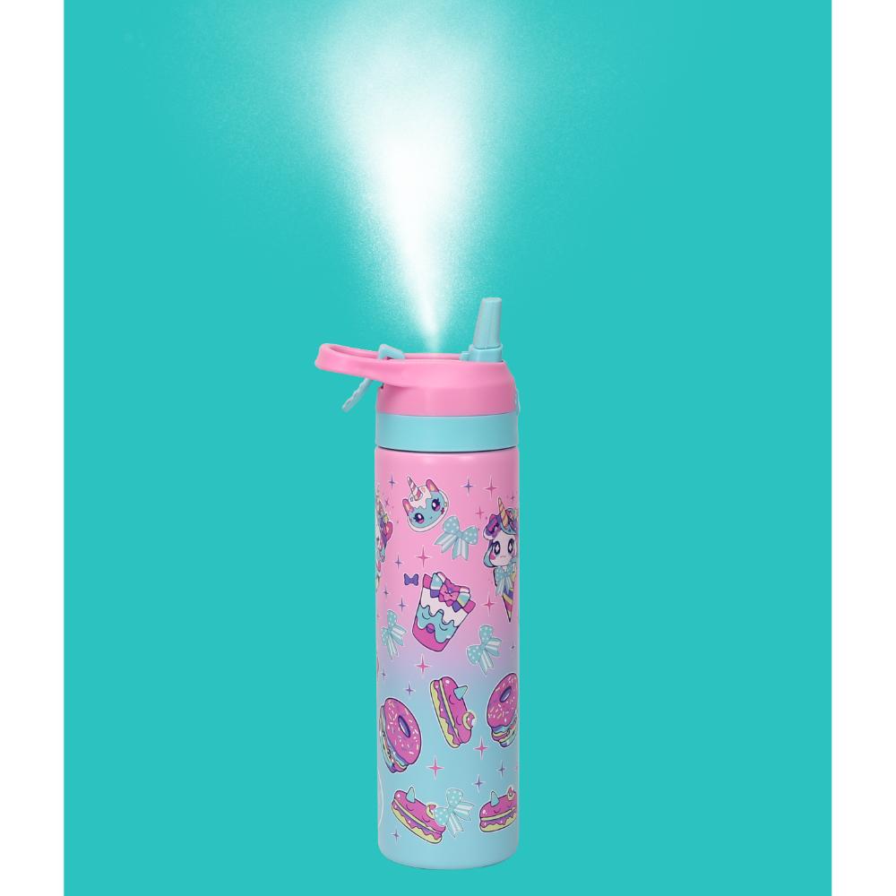 Insulated Stainless Steel Pink color Mist Bottle- 520 ml