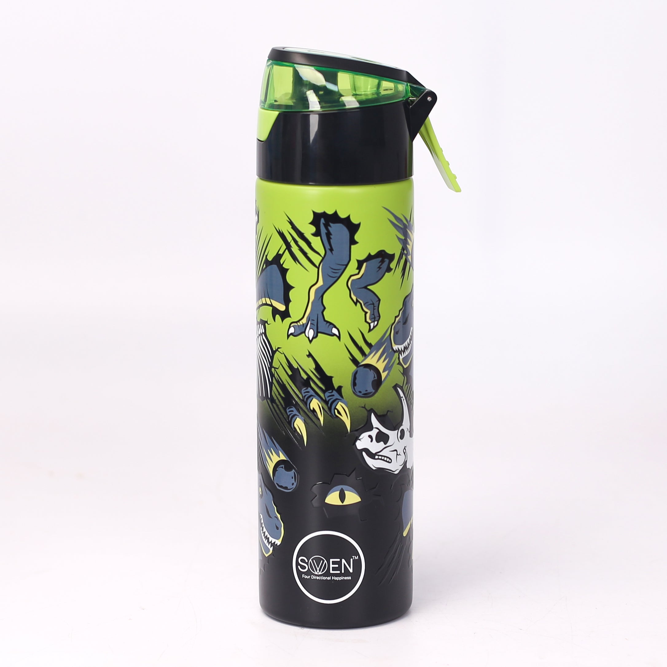 Insulated Stainless Steel green and black color Mist Bottle- 600 ml