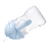 b.box Weighted Straw Sippy Cup 240ml - Bubblegum Light Blue