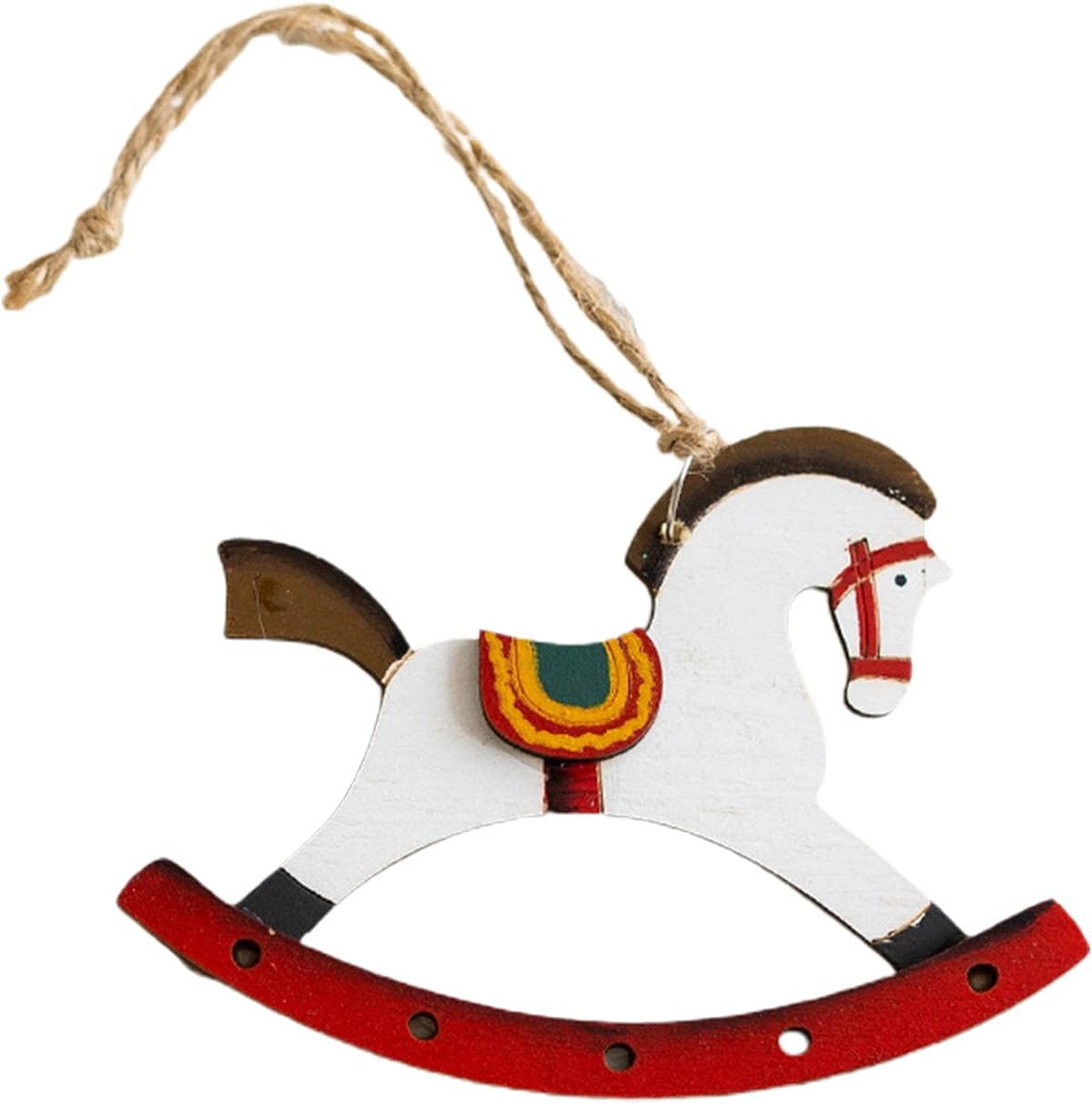 Colourful Wonders of Christmas Ornaments- Rocking Horse