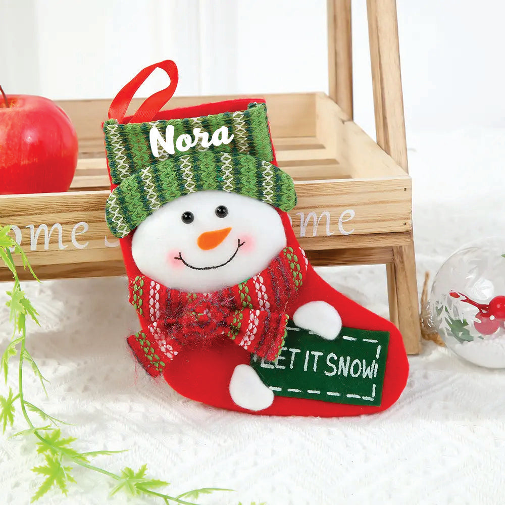 Ho Ho Ho Surprise! Mini Stocking (Snowman)