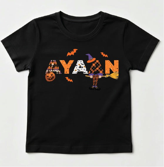 Personalised Halloween Kids T-Shirts
