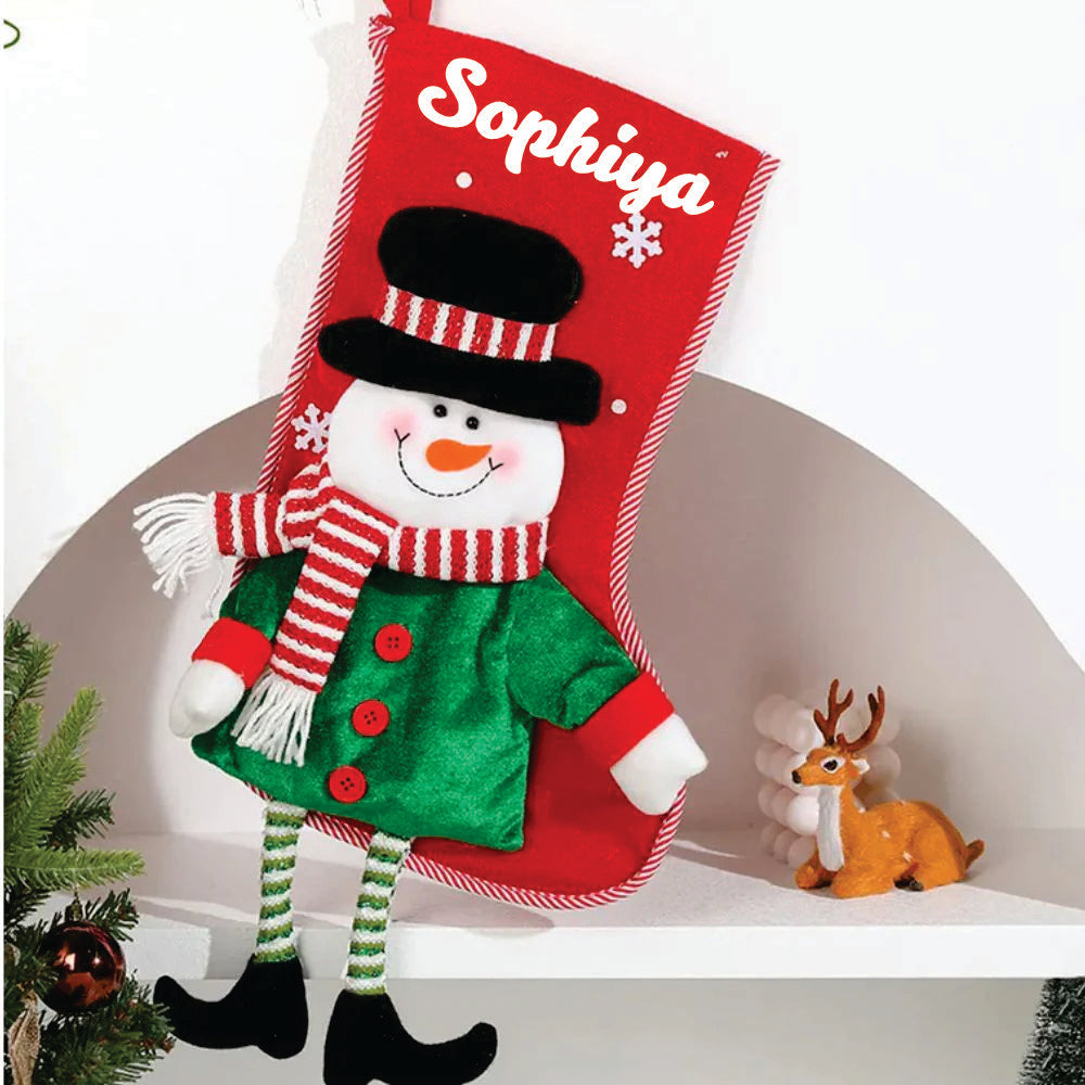 Dangling Legs Stocking (Snowman’s Delight)