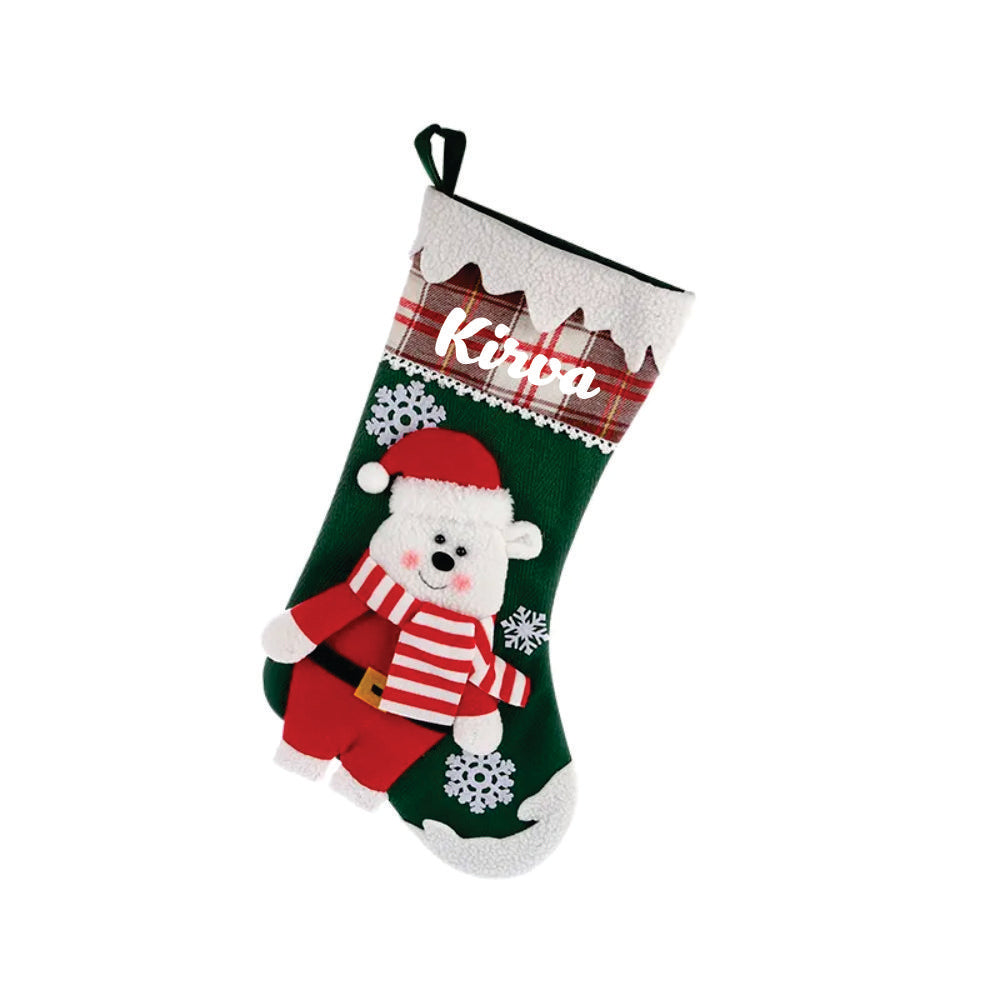 Snowflake Magic Stocking (Snowman)