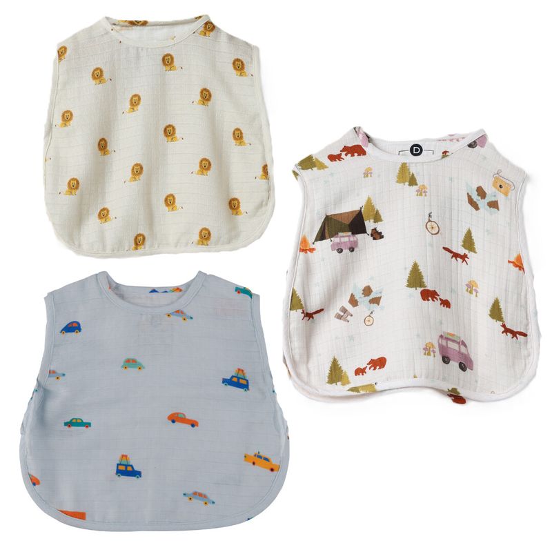 Organic Muslin Jhabla (Set of 3)