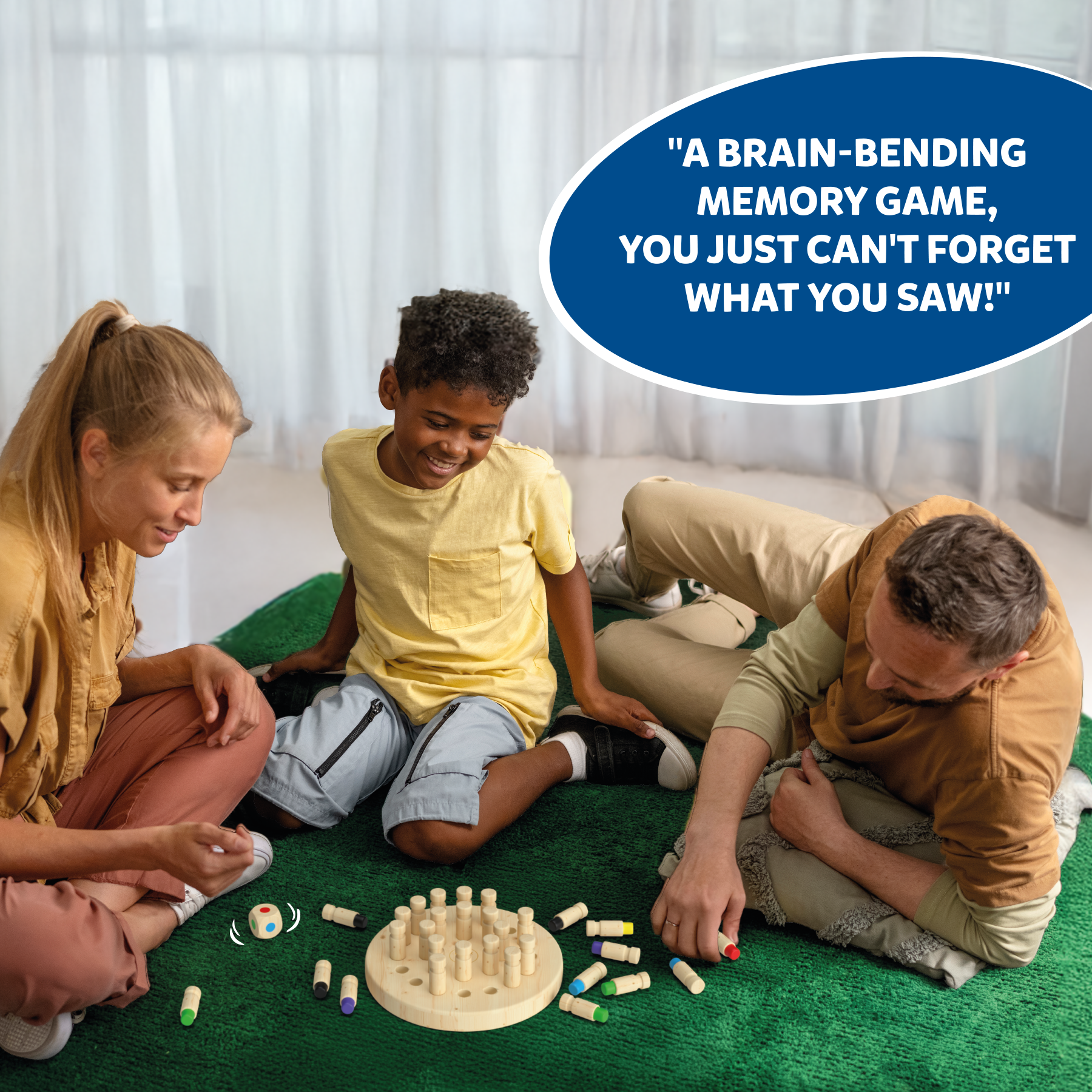 Skillmatics Colour Crush - Thrilling Memory Game, Fast-Paced Board & Travel Game, Fun for Family Game Night, Brain Teasers, Wooden Toys, Gifts for Kids, Teens & Adults, Ages 4, 5, 6, 7, & Up