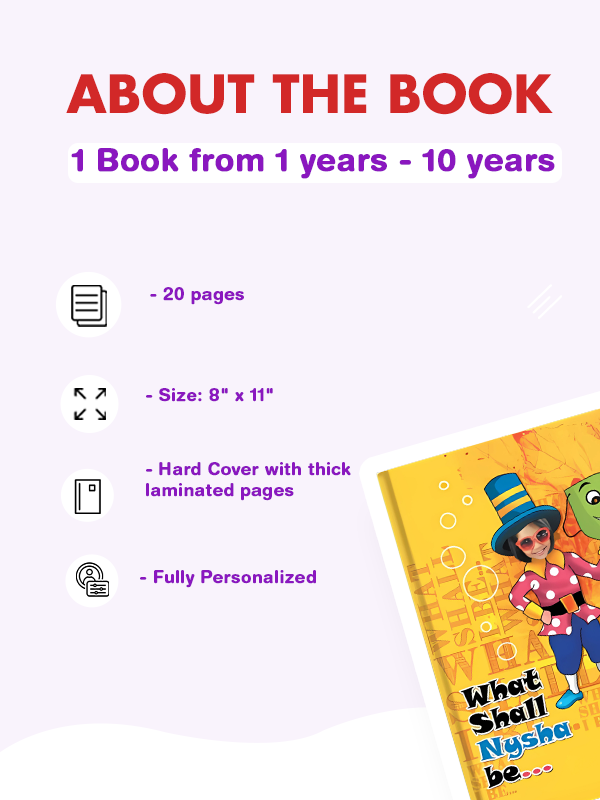 Personalised  Story Book What Shall I Be