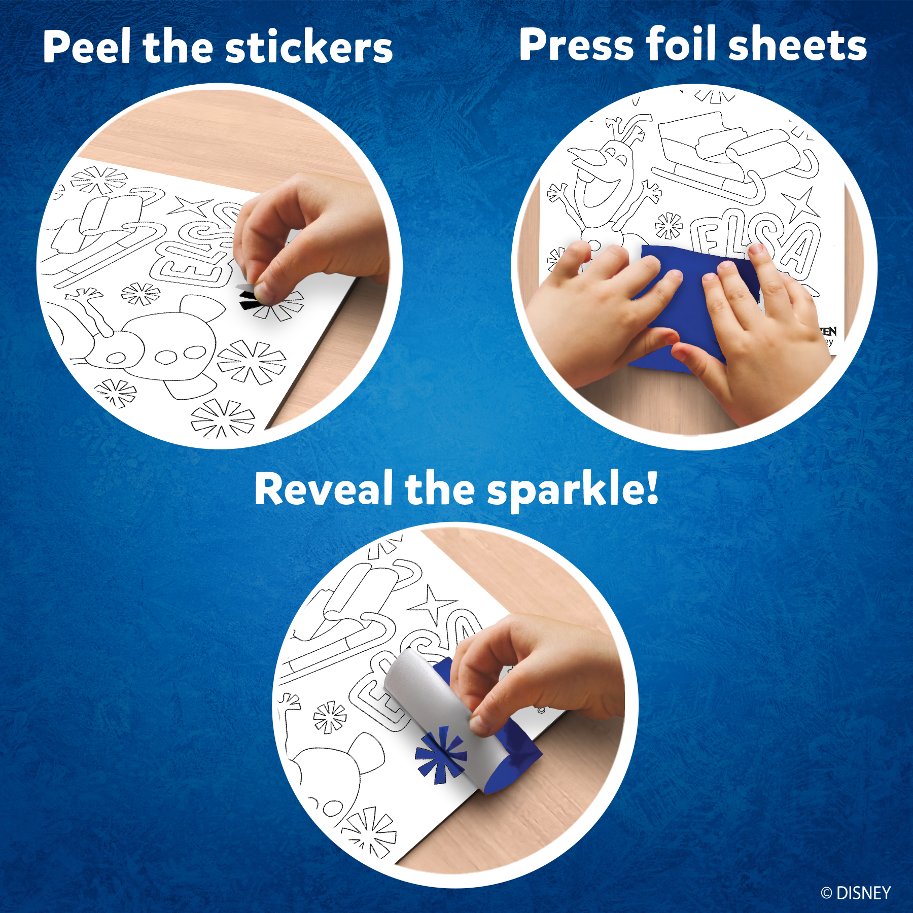 Skillmatics Art & Craft Activity - Foil Fun Disney Frozen, No Mess Art for Kids, Craft Kits, DIY Creative Activity, Gifts for Girls & Boys Ages 4, 5, 6, 7, 8, 9