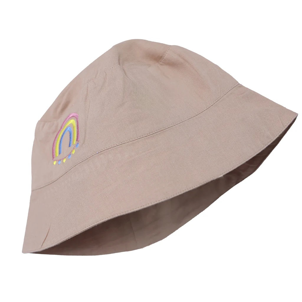 Ooh La Llama Brown Cotton Bucket Hat