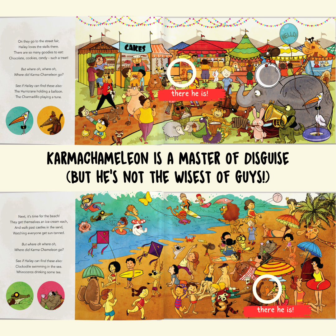 Personalised Storybook -  Where Is KarmaChameleon?