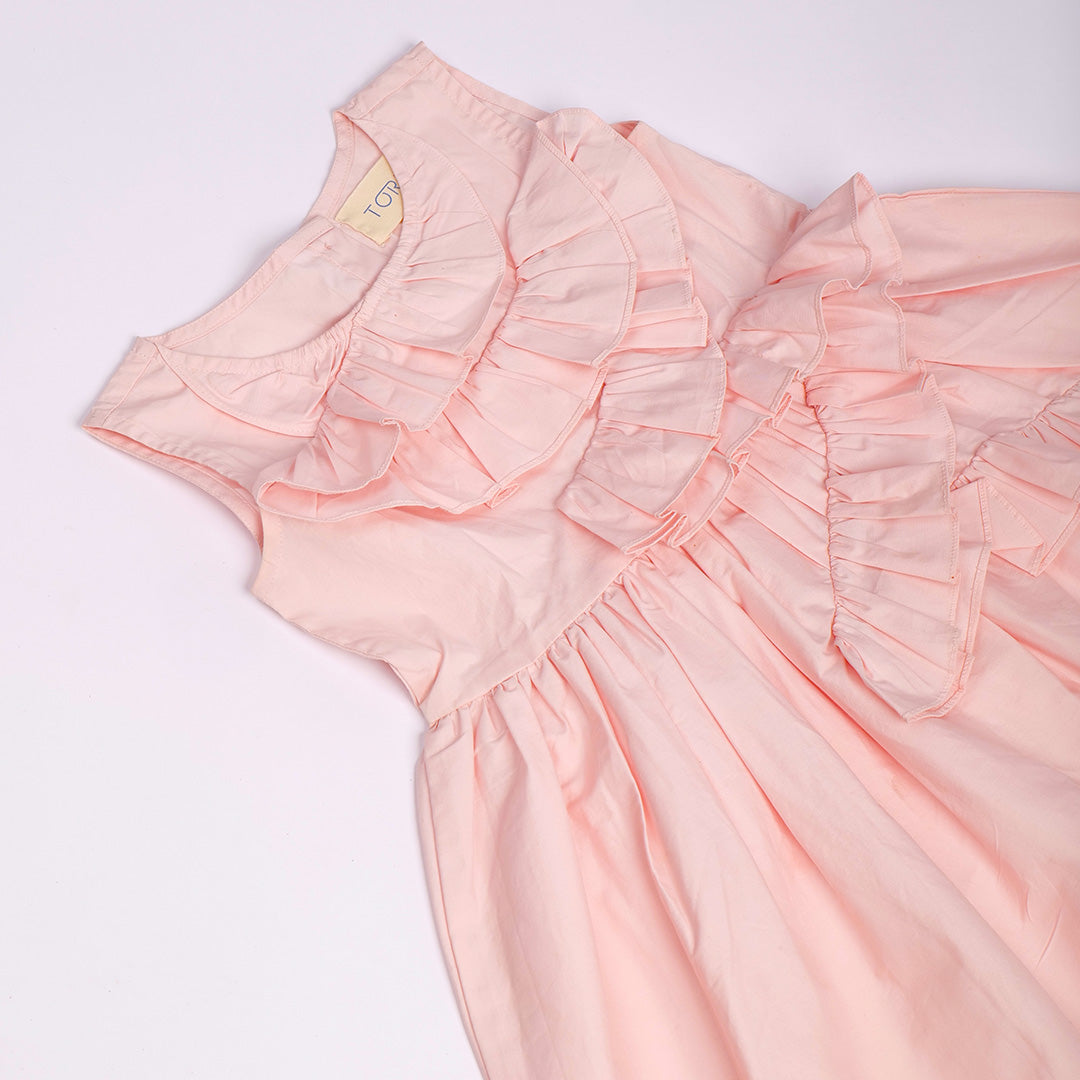 Pink Dandelion Dress (2-7 Years)