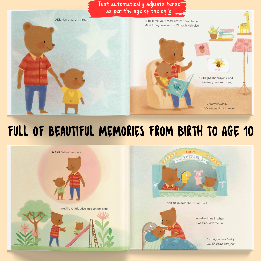 Personalised Storybook - Daddy And Us