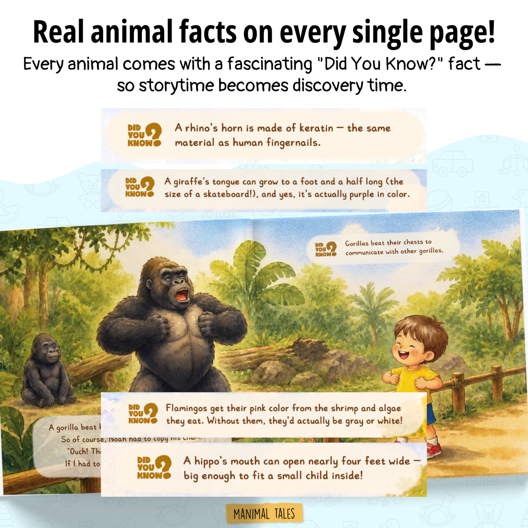 I'm at the Zoo! - Personalized animal adventure