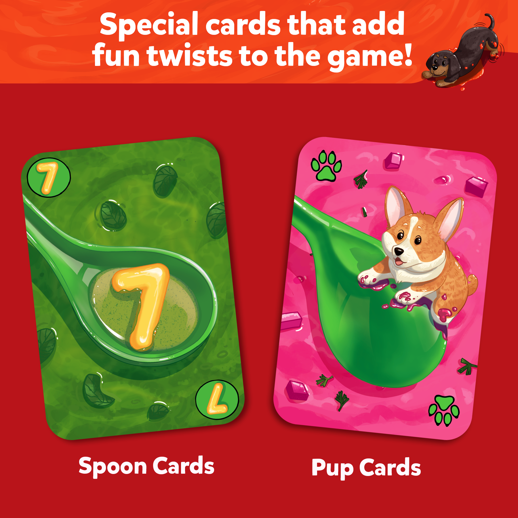 Skillmatics Card Game - Pups in a Soup, Hilarious, Fast-paced, Family Party Game, Perfect for Game Nights, Gifts for Girls, Boys, Teens, Adults Ages 8, 9, 10 & Up