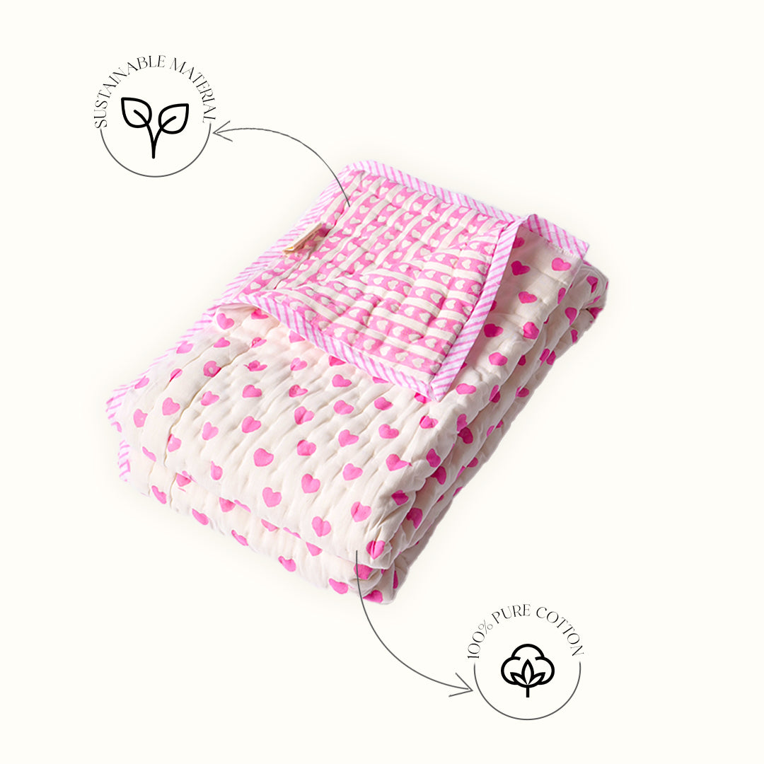 Infant Set  (Quilt Bolsters and Pillow Set)