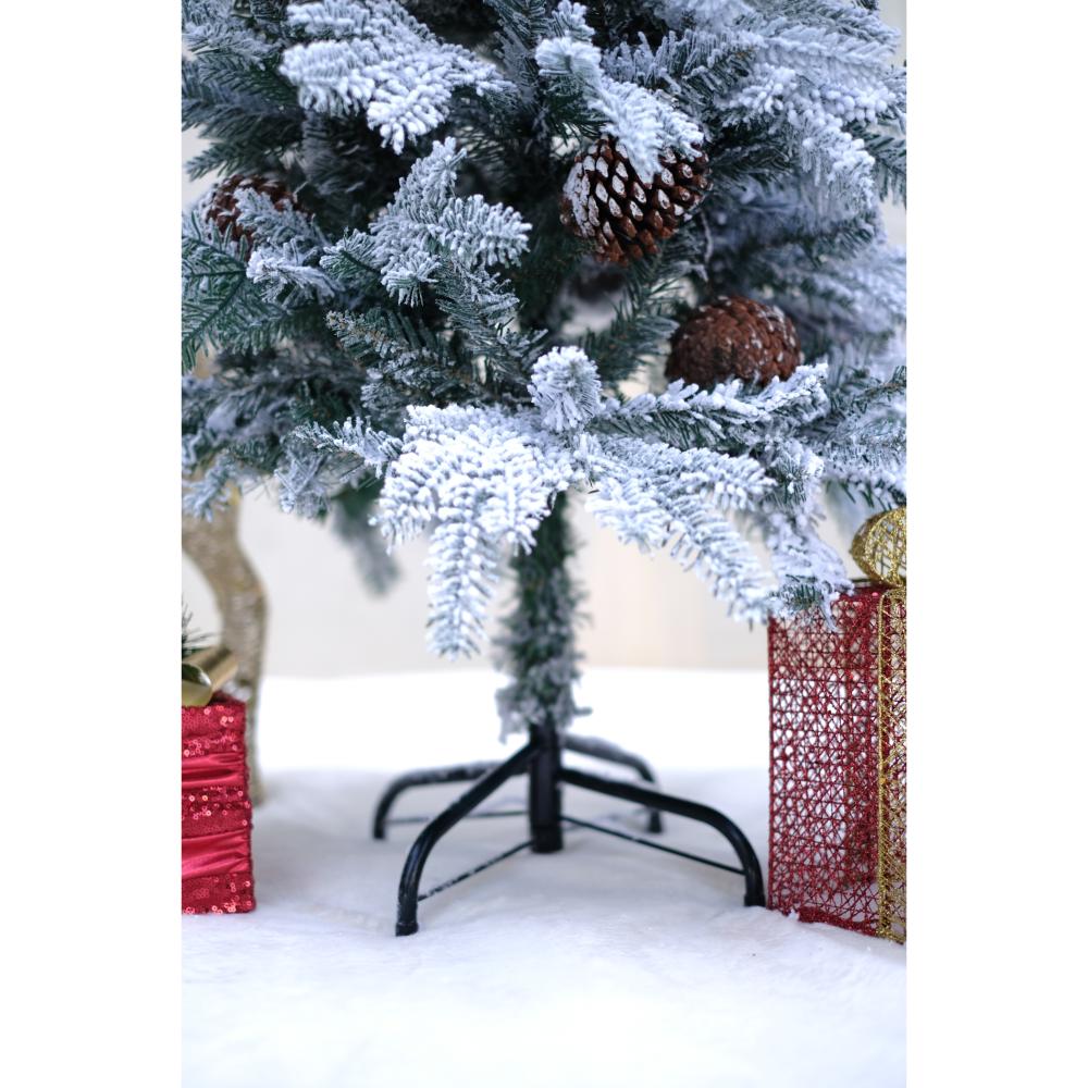 SWEN 4 feet EATON Christmas Tree With Frosting And Pine Cones