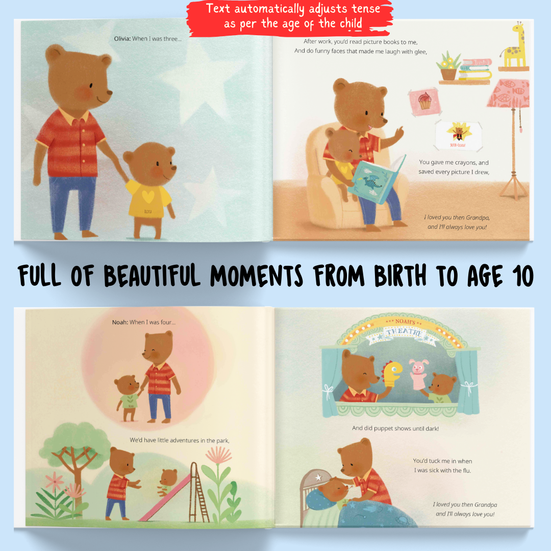 Personalised Storybook - Grandpa And Us