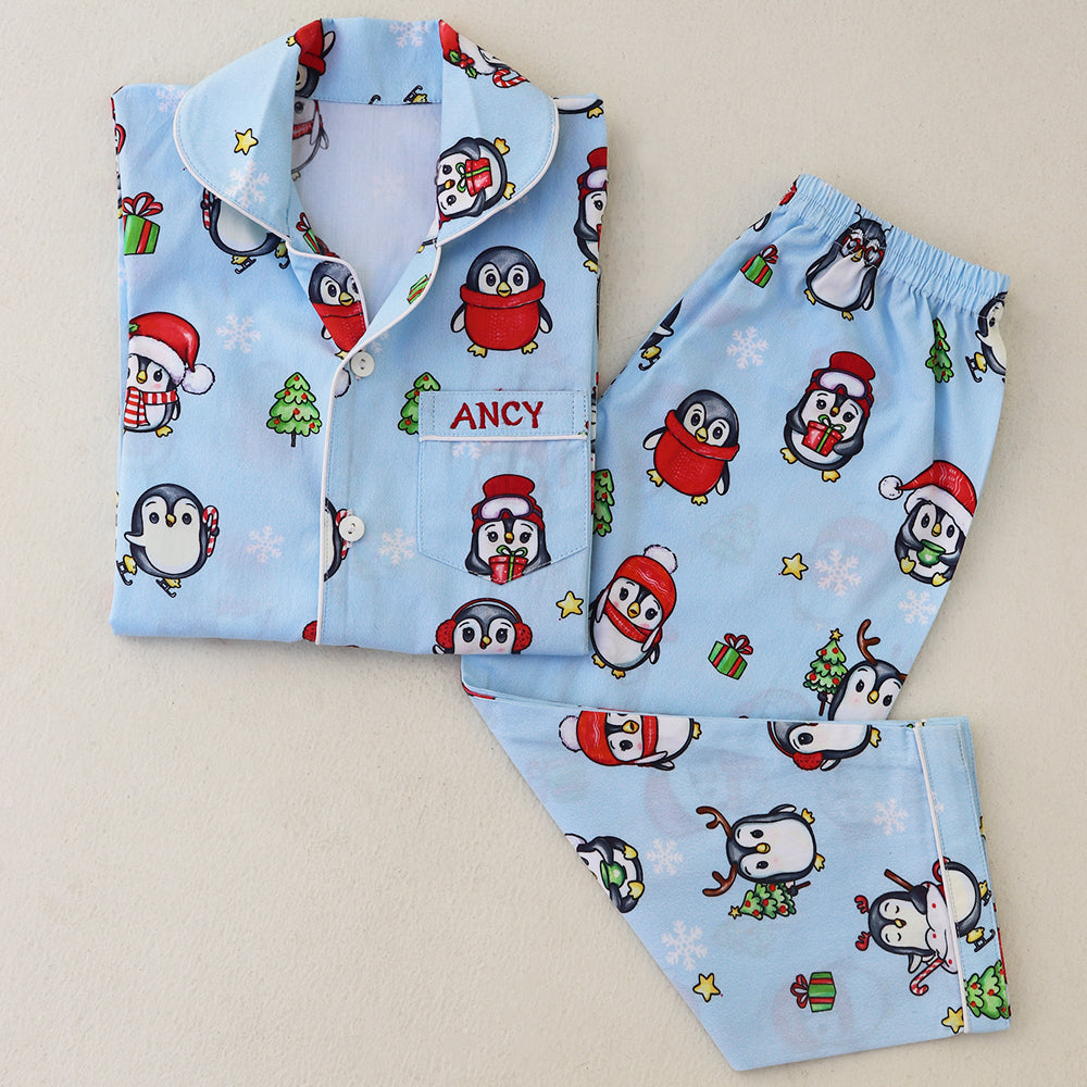 Men Penguins Pajama Set