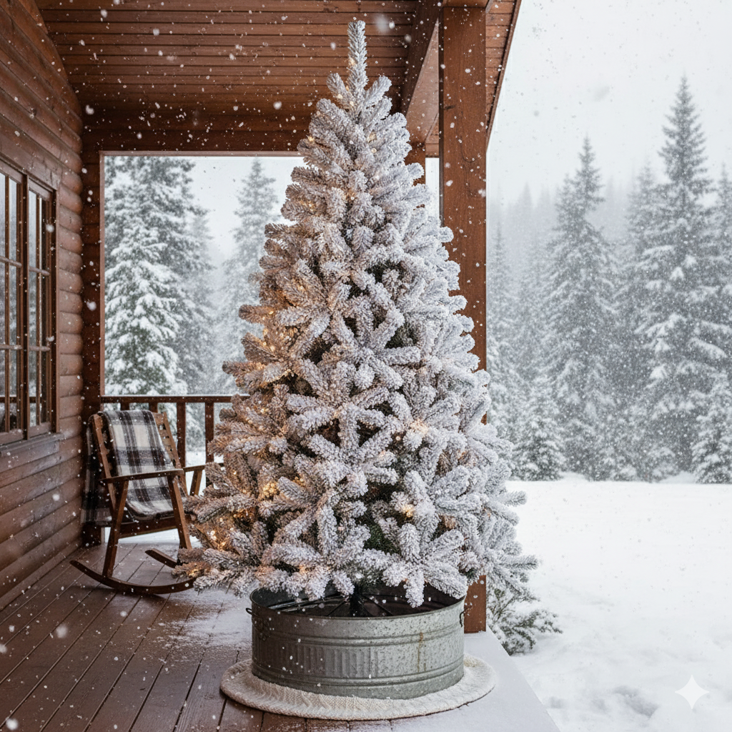 SWEN 4 Feet BIANCA Christmas Tree With Frosting