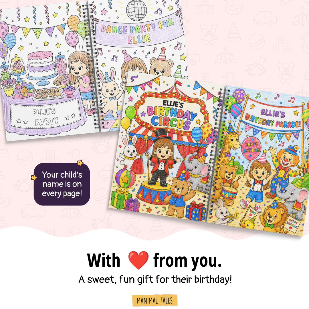 My Birthday Coloring & Activity Book (Made Just for Their Big Day!)
