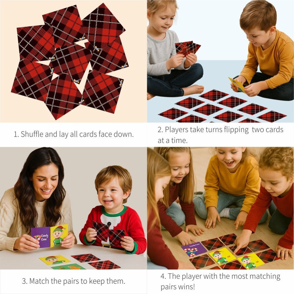 Christmas Elements Memory Game