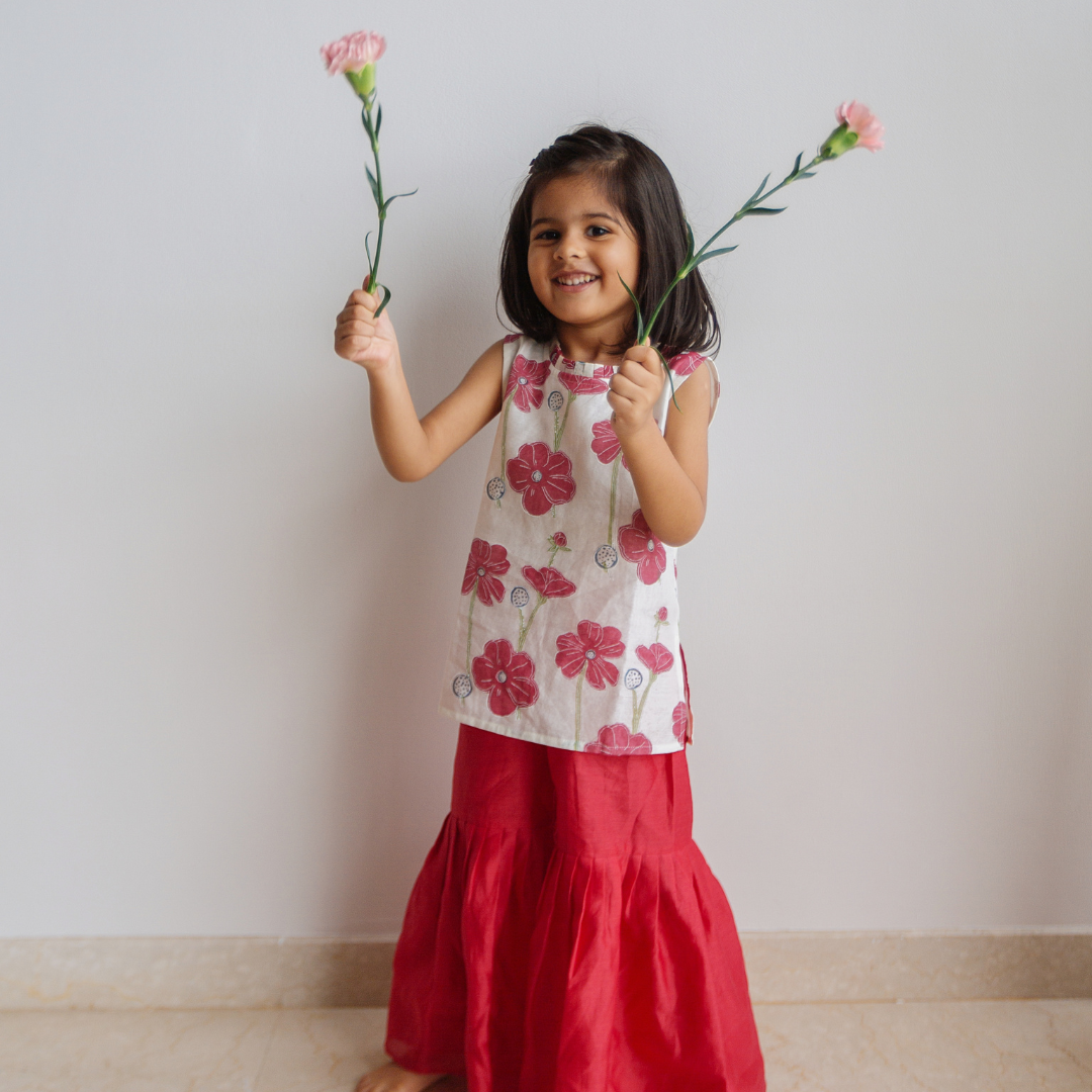 Chanderi Sharara Set 