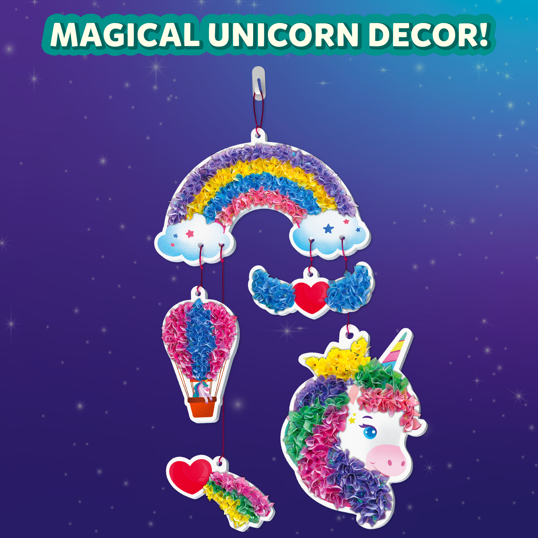 Skillmatics Art & Craft Activity - Poke-in Art Magical Unicorn Dream Decor, Mess-free Art for Kids, DIY Craft Kits, Creative Activity, Fine Motor Skills, Gifts for Ages 4, 5, 6, 7, 8, 9