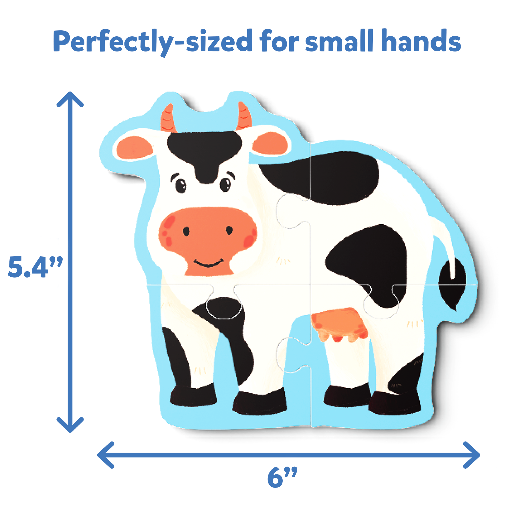 Skillmatics My First Puzzle Set - 21 Piece Farm Animal Jigsaw Puzzles, Educational Toddler Toy, Gifts For Kids Ages 3 To 6