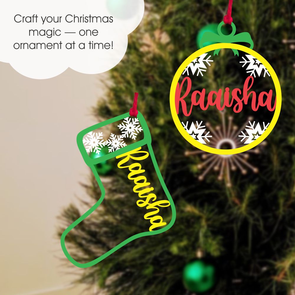 Christmas Diy Ornaments - Personalised