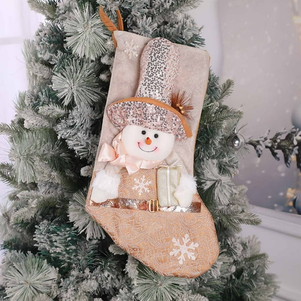 Personalised Blush & Gold Wonderland Stocking