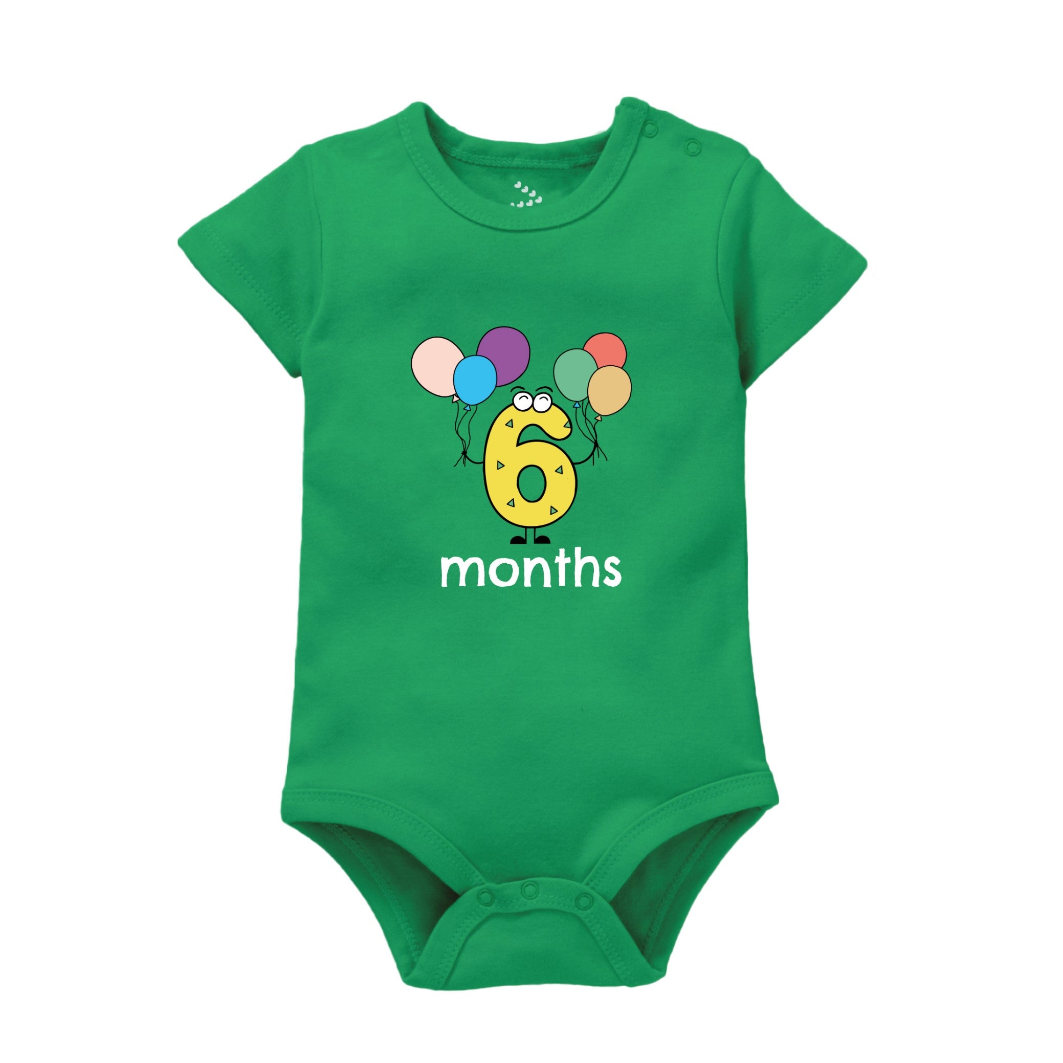 6 Months Birthday - Green
