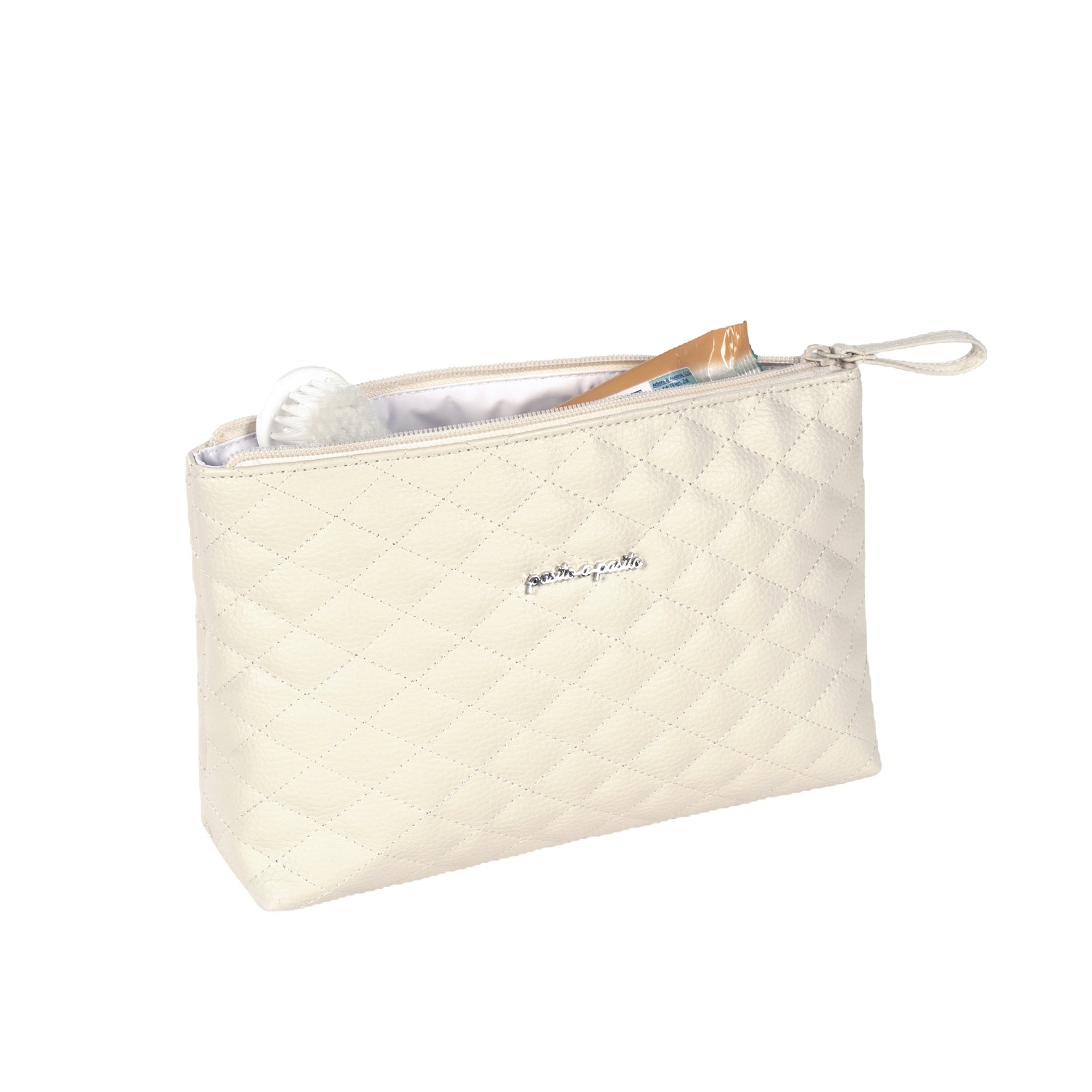 Pasito a Pasito Padded Ines Beige Travel Essentials Pouch