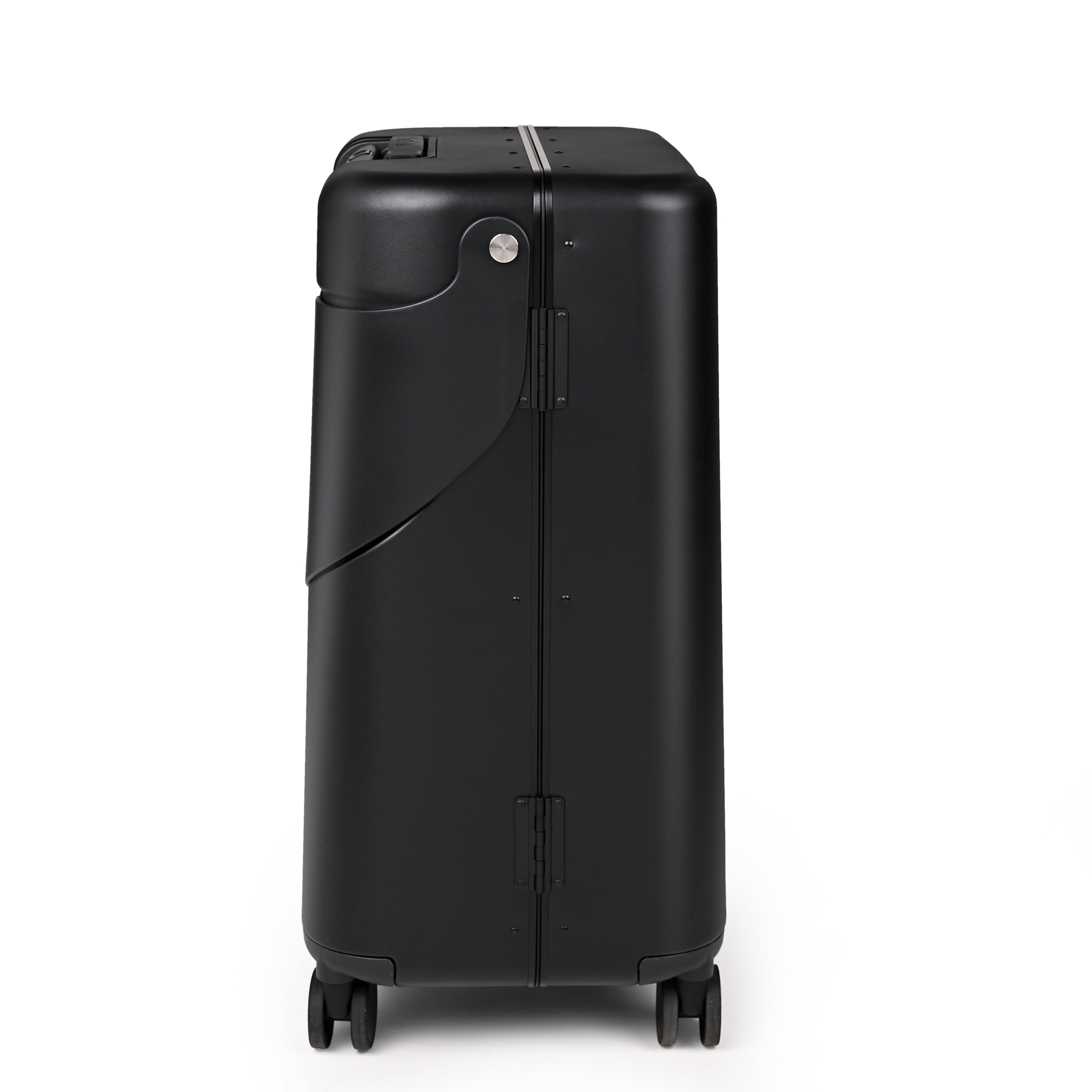 Miamily Midnight Black Ride On Trolley Check-In Luggage 24 inches