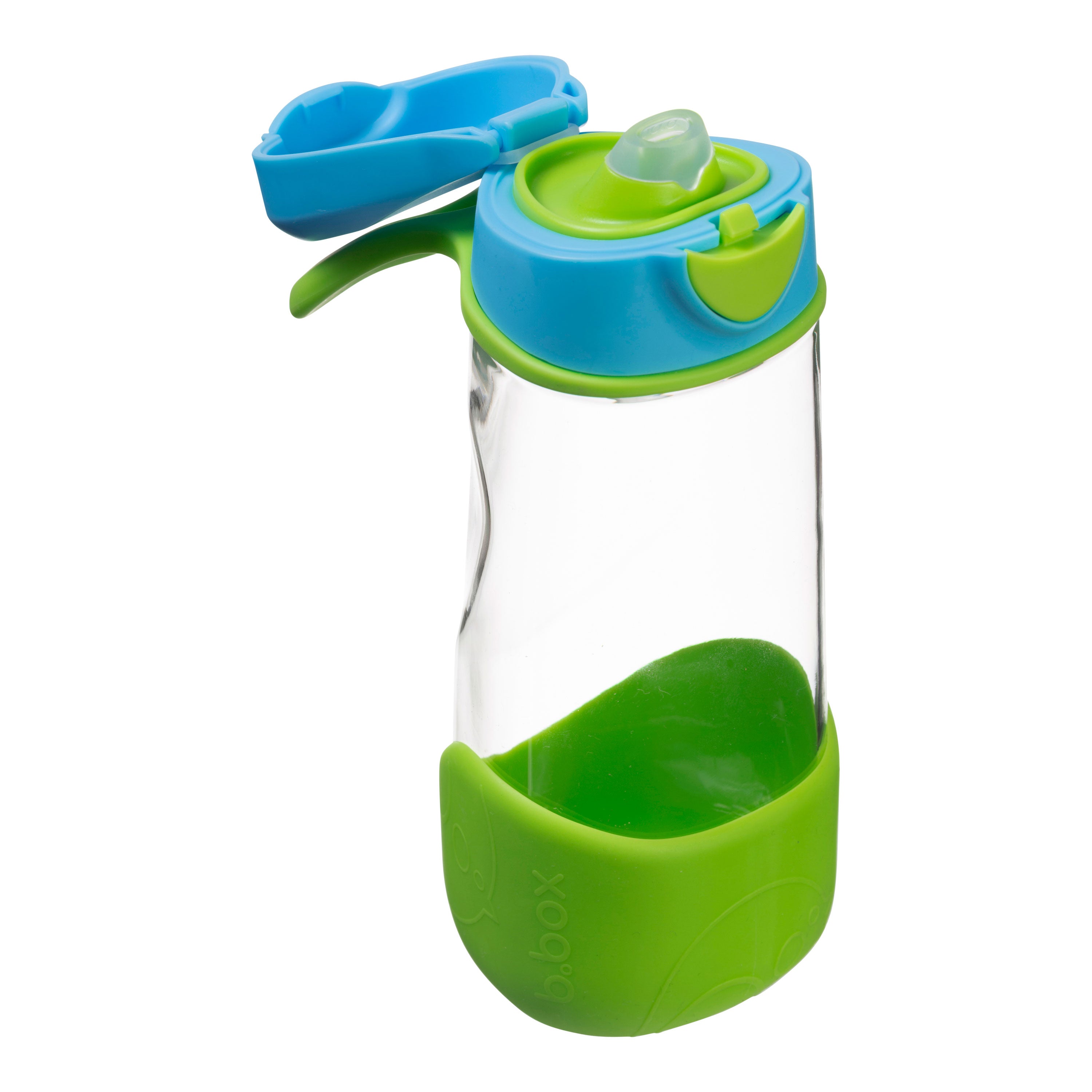 B.Box Tritan Sport Spout Drink Bottle 450ml/ 600 ml - Ocean Breeze Blue Green