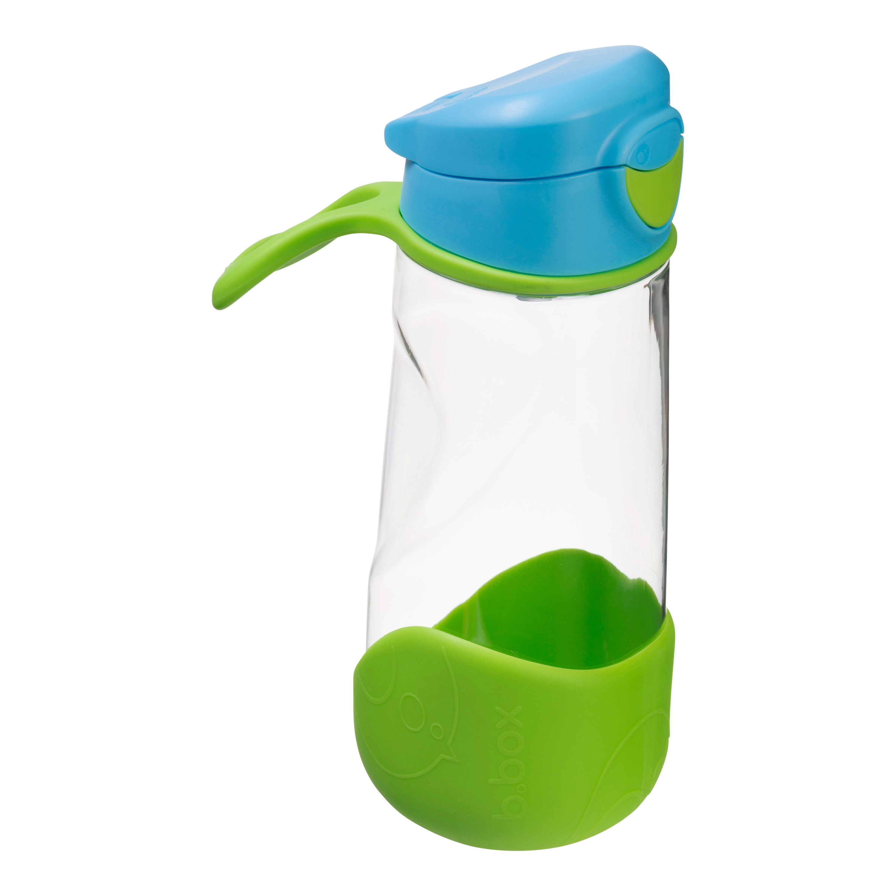 B.Box Tritan Sport Spout Drink Bottle 450ml/ 600 ml - Ocean Breeze Blue Green