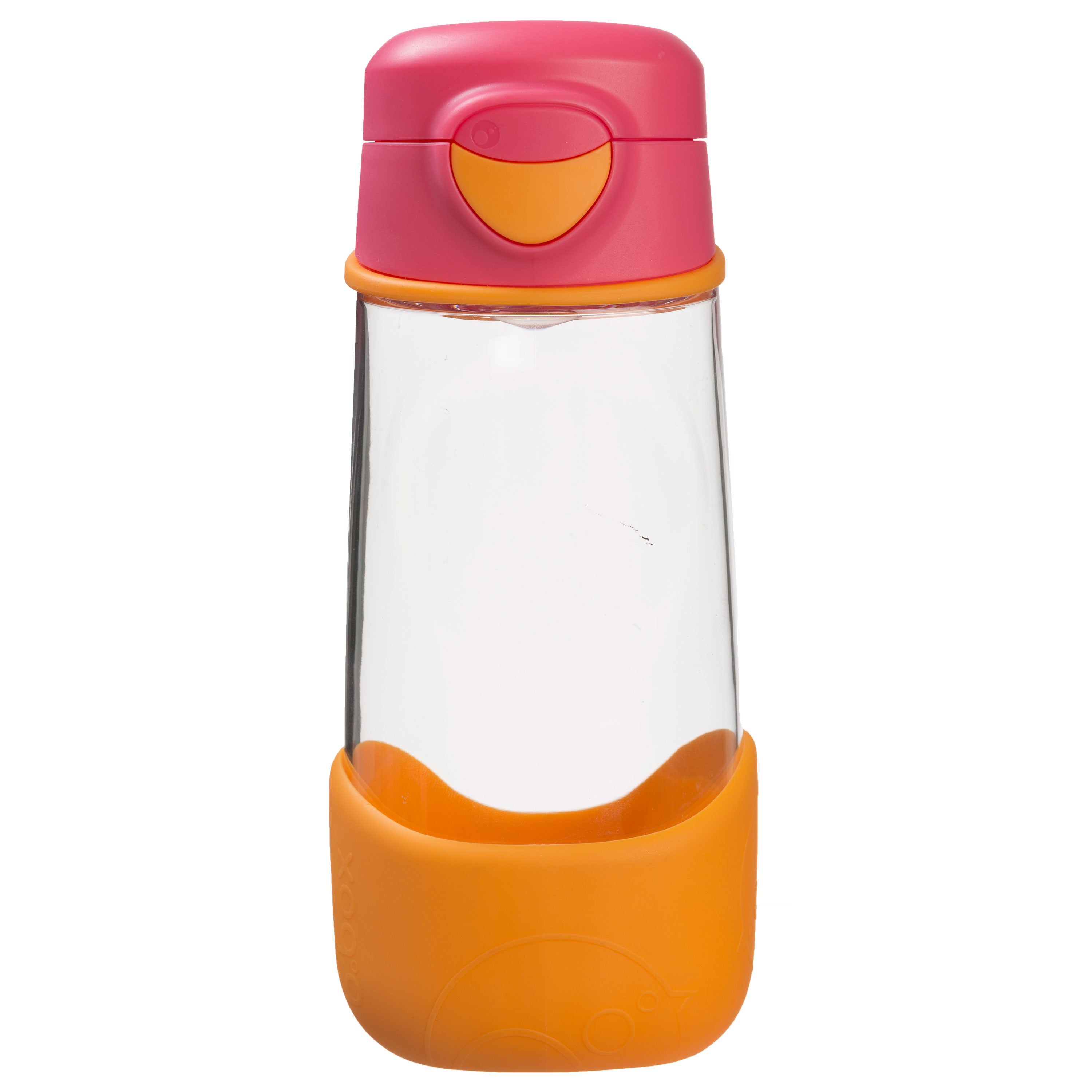 B.Box Tritan Sport Spout Drink Bottle 450ml / 600 ml- Strawberry Shake Pink Orange