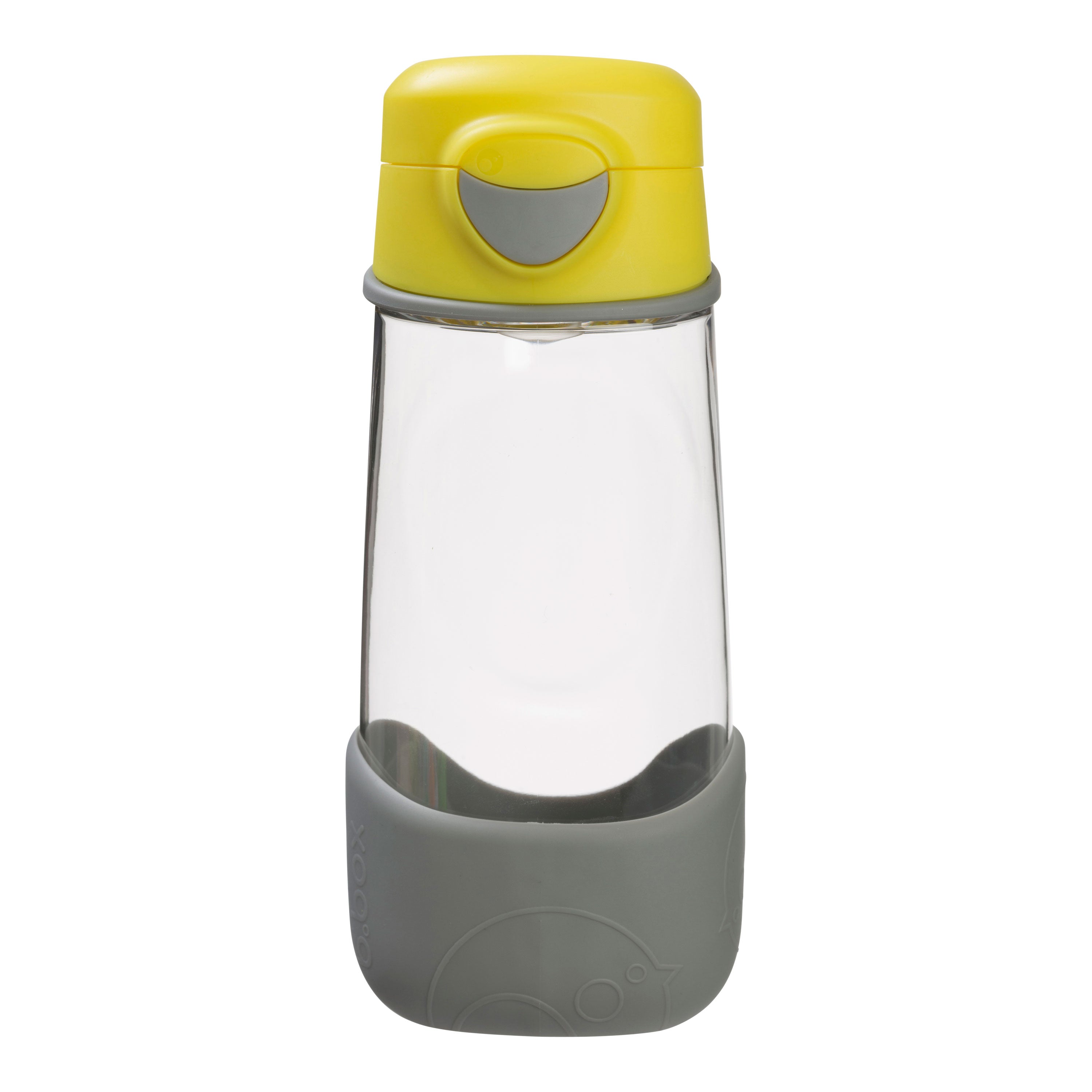 B.Box Tritan Sport Spout Drink Bottle 450ml /600 ml- Lemon Sherbet Yellow Grey