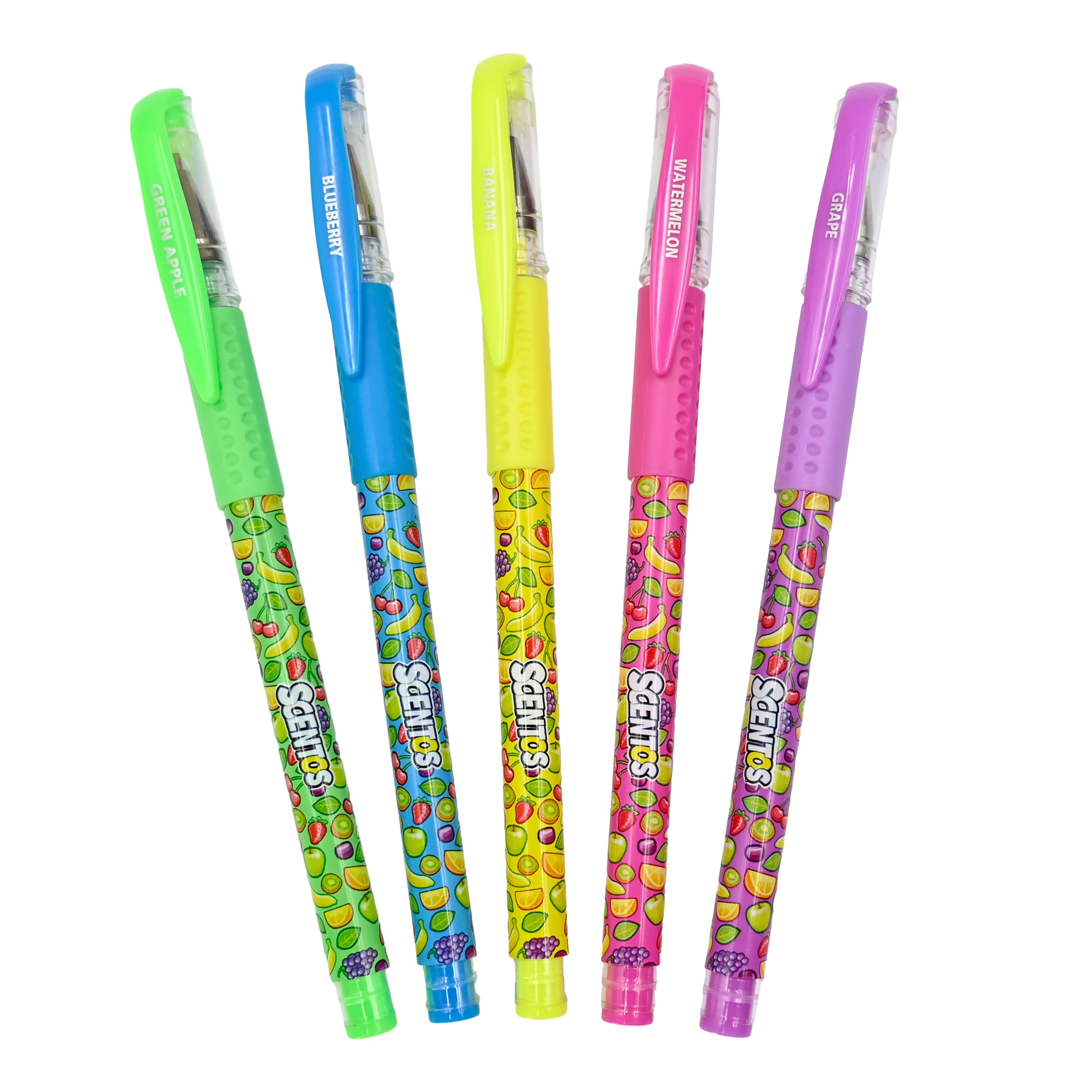 Scentos Scented 5 Neon Gel Pens