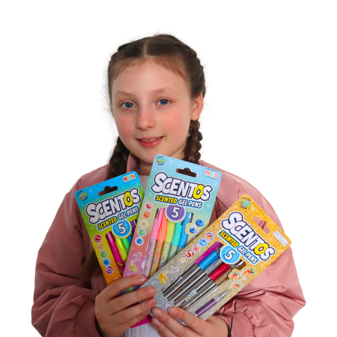 Scentos Scented 5 Neon Gel Pens