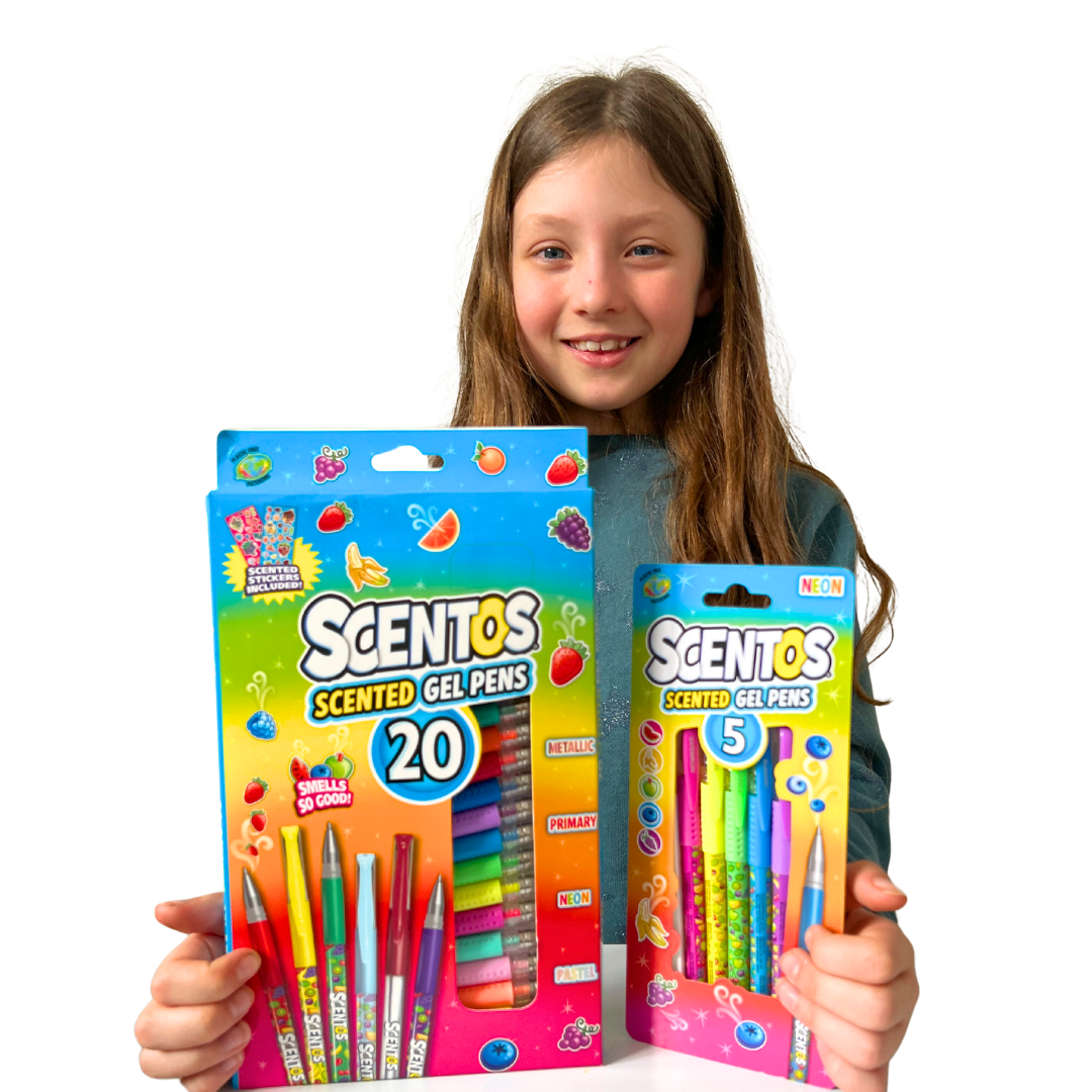 Scentos Scented 5 Neon Gel Pens