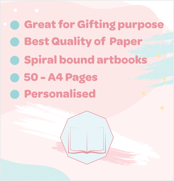 Donut Personalised Art Book