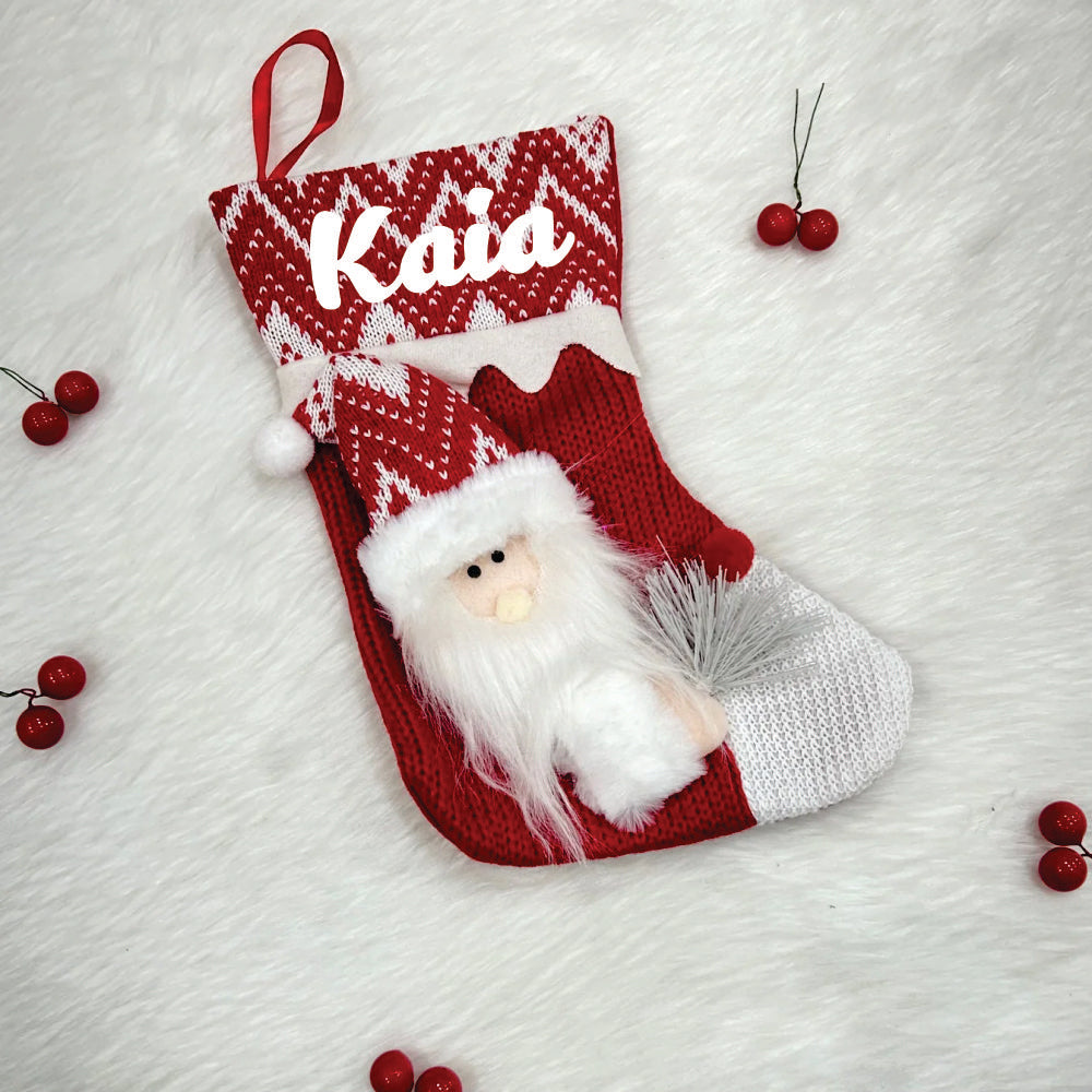 Crochet Comfort Mini Stocking (Santa)