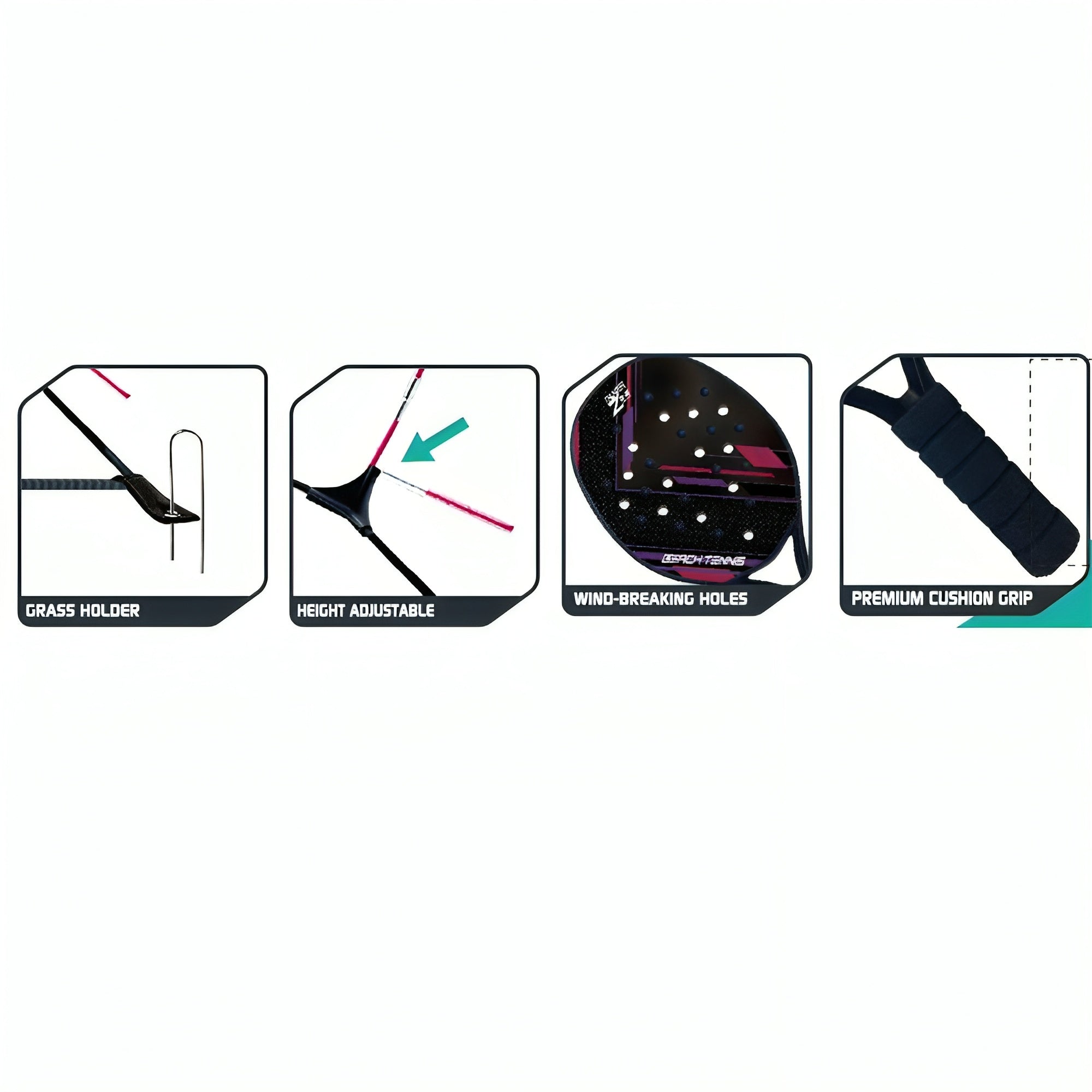 Innov8 Beach Tennis Net Set