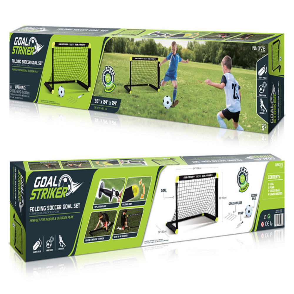 Innov8 Folding Soccer Goal Set