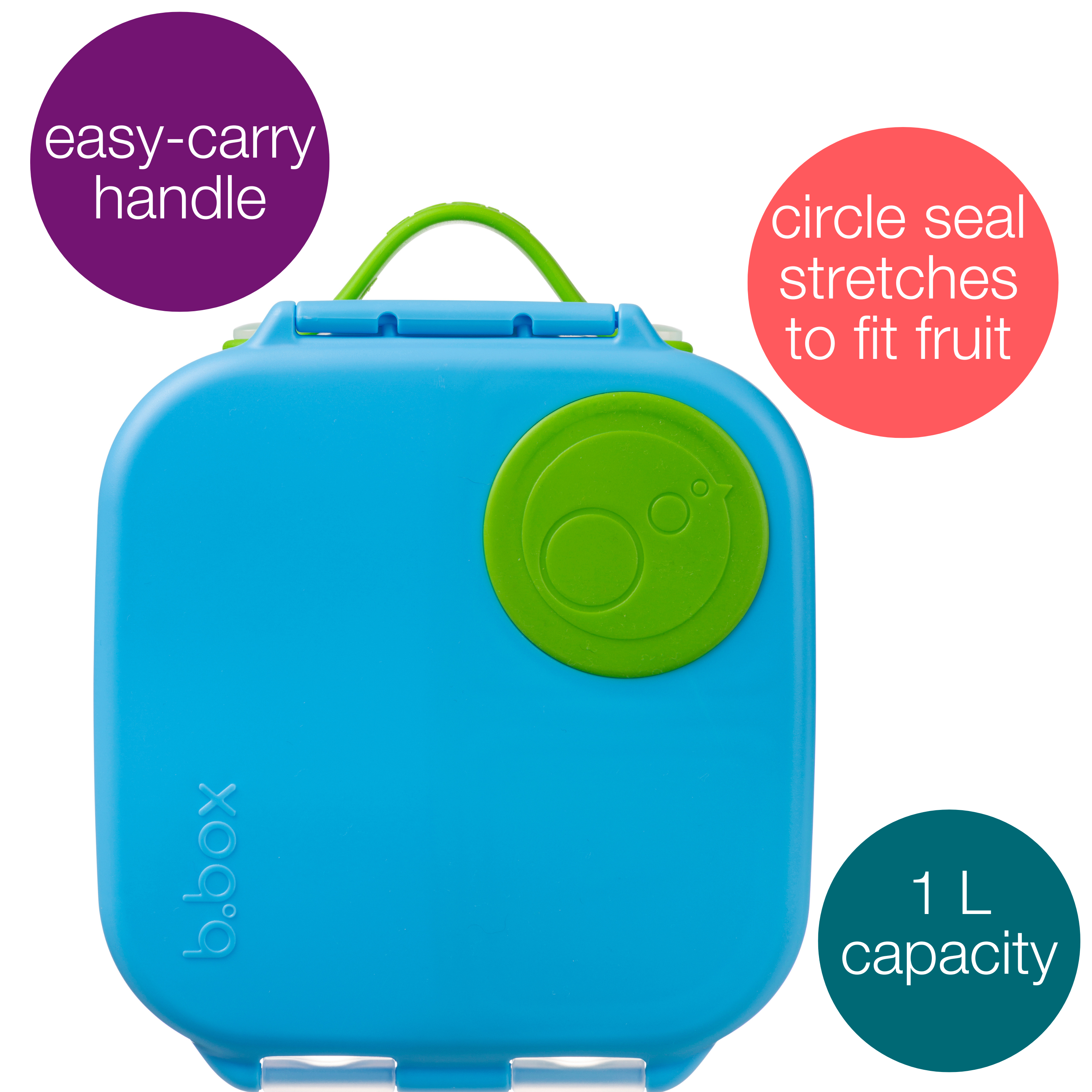 b.box Mini Lunch Box Ocean Breeze Blue Green