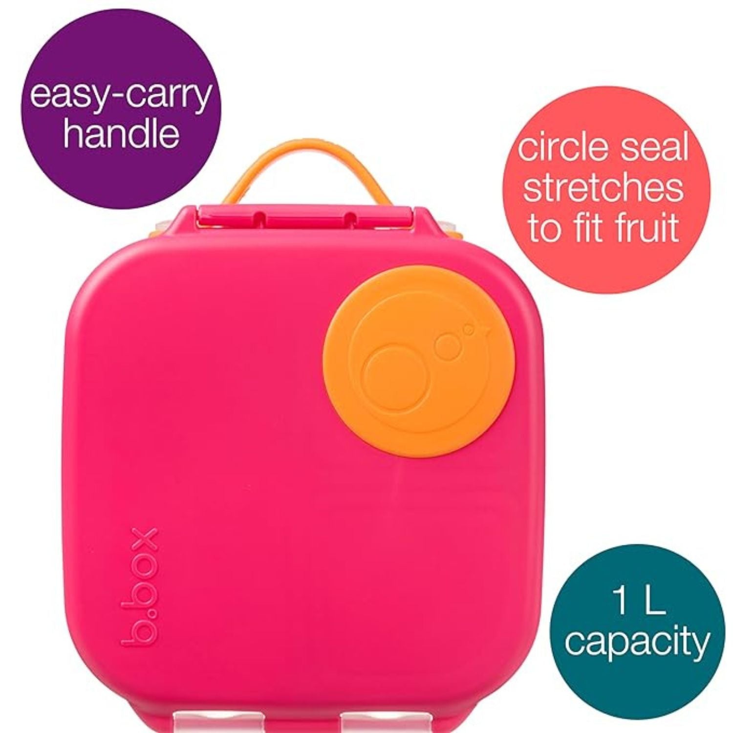 B.Box Mini Lunch Box Strawberry Shake Pink Orange