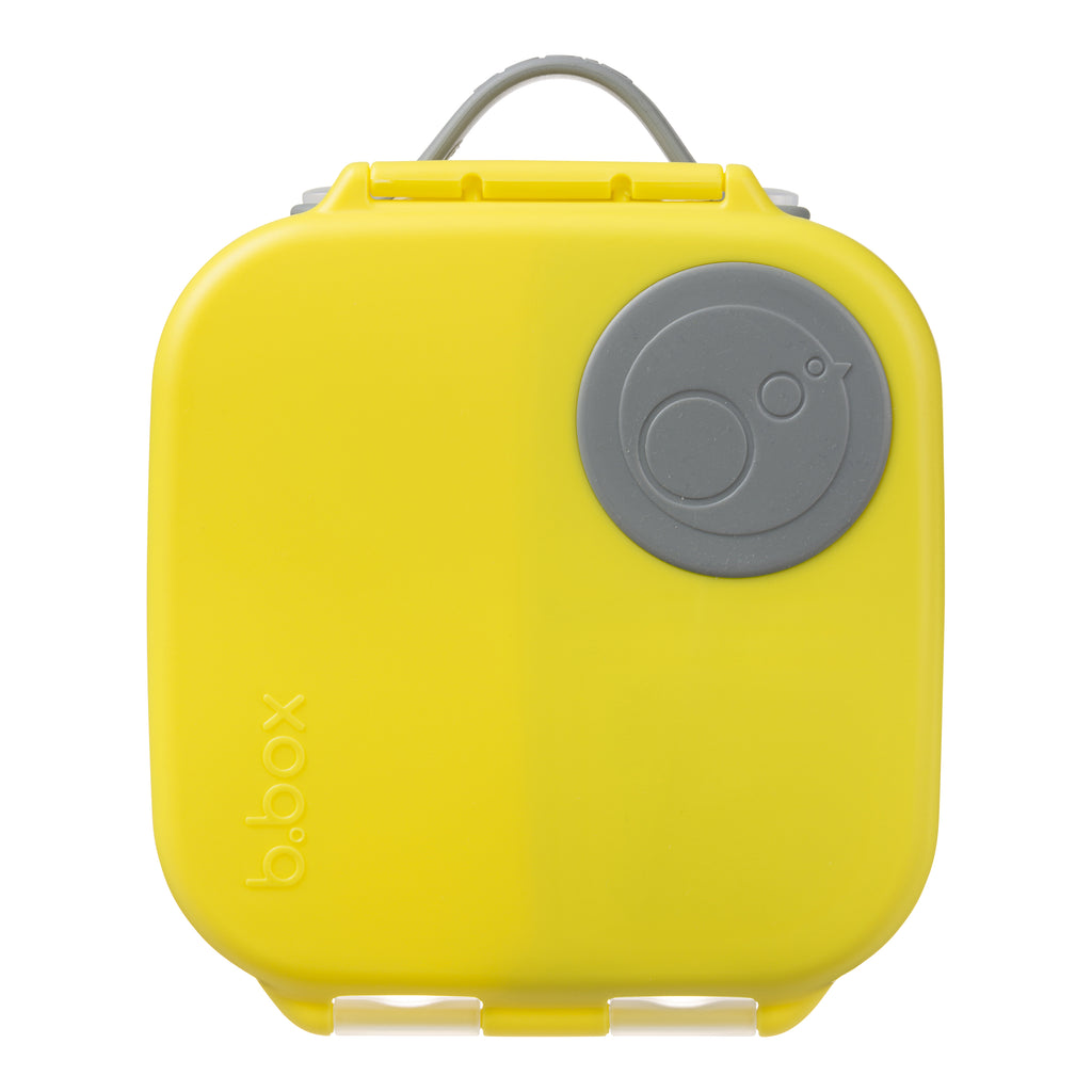B.box Mini Lunchbox-Lemon Sherbet Yellow Grey