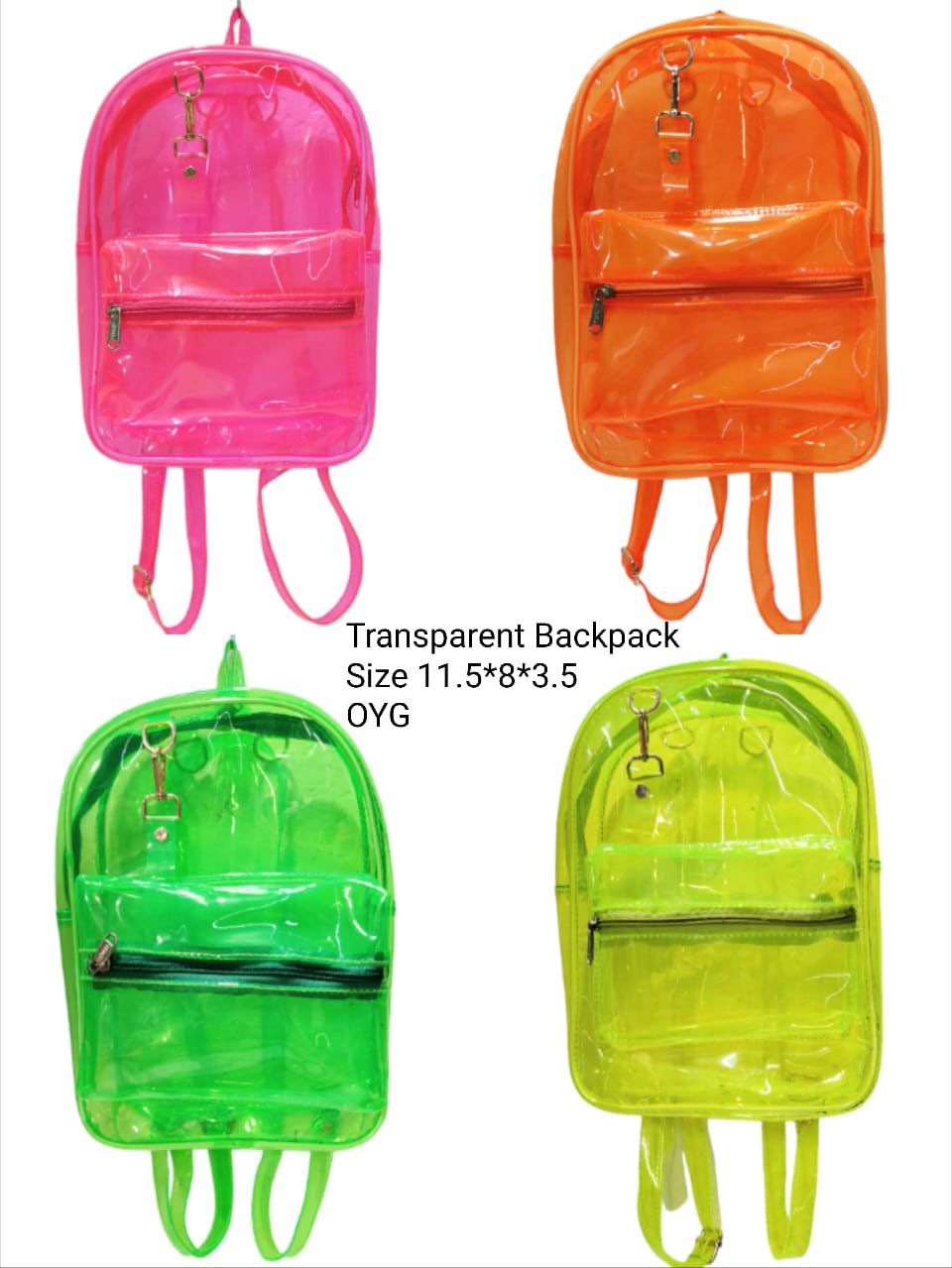 Personalised Jelly Backpack