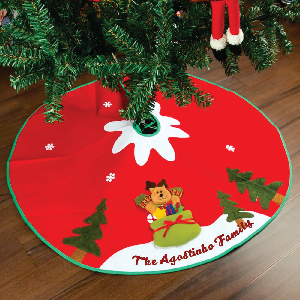 42" Tree Skirts - Reindeer Fun