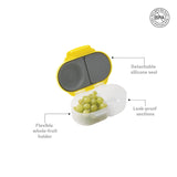 B.box Snackbox-Lemon Sherbet Yellow Grey